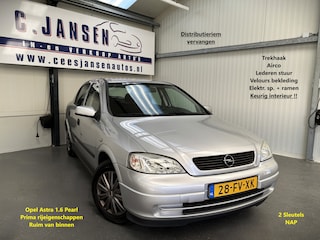 Opel Astra 1.6 Pearl Distr.riem verv. | Airco | Buitenspiegels elektrisch verstel- en verwarmbaar | Lederen stuurwiel