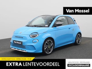Abarth 500 Scorpionissima 42 kWh | Navigatiesysteem | Parkeersensoren voor + achter | Camera | Stoelverwarming | Lichtmetalen velgen 18" |