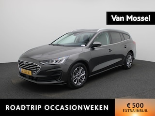 Ford Focus Wagon 1.0 EcoBoost Hybrid Titanium | LED Koplampen | Apple Carplay / Android Auto | Lichtmetalen Velgen | Privacy Glass |