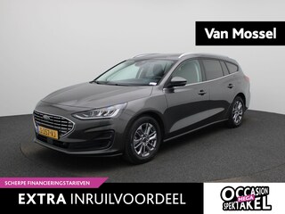 Ford Focus Wagon 1.0 EcoBoost Hybrid Titanium | LED Koplampen | Apple Carplay / Android Auto | Lichtmetalen Velgen | Privacy Glass |