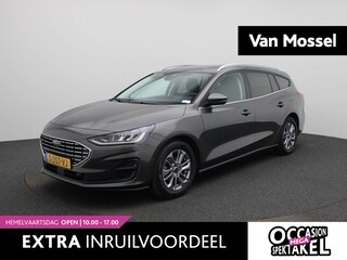 Ford Focus Wagon 1.0 EcoBoost Hybrid Titanium | LED Koplampen | Apple Carplay / Android Auto | Lichtmetalen Velgen | Privacy Glass |