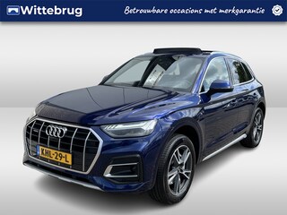 Audi Q5 50 TFSI e Advanced edition Quattro / AUTOMAA/ SOH 94%/ PANO/ 360 CAMERA/ MATRIX/ OLED ACHTERLICHTEN/ HEAD-UP/ MEMORY SEATS/ KEYLESS/ CRUISE/ AKOESTISCH GLAS/ STOELVERWARM./ SMARTPHONE INTERFACE/ NAVI/ CLIMA/ DAB/ 19" LMV