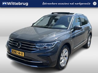 Volkswagen Tiguan 1.4 TSI eHybrid Elegance / AUTOMAAT/ 245PK/ PANO/ TREKHAAK/ PARK.SENSOR.V+A/ CAMERA/ ELEK.ACHTERKLEP/ ACC/ APP-CONNECT/ DODEHOEK/ KEYLESS/ DIGITAL DASH/ NAVI/ CLIMA/ DAB/ LED/ 18'' LMV