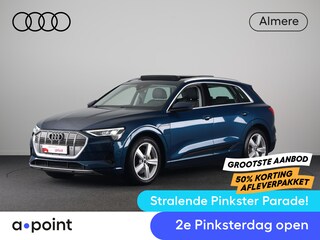 Audi e-Tron 55 quattro Business edition Plus 95 kWh 408 pk | SOH 91% | Navigatie | Panoramadak | Parkeersensoren | Achteruitrijcamera | Lederen bekleding | Stoelverwarming |