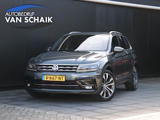 Volkswagen Tiguan 2.0 TDI 4Motion Highline Business R | GRIJS KENTEKEN | MEMORY | LEDER | PANO-DAK | TREKHAAK | DYNAUDIO | 360° CAMERA | STOELVERW. |