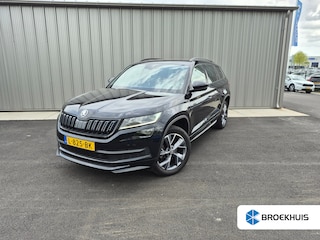 Skoda Kodiaq 1.5 TSI Sportline Business 150Pk DSG/AUTO | Trekhaak | Glazen panorama-dak | Achteruitrijcamera | Cruise control adaptief | Apple carplay Android auto | Stoel/Stuurverwarming | Navigatie | 19"LMV
