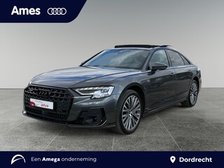 Audi A8 60 449pk TFSI e quattro Glazen panoramadak | S line-exterieurpakket |	Leder Valcona