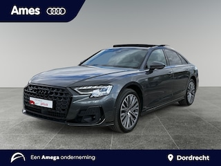 Audi A8 60 449pk TFSI e quattro Glazen panoramadak | S line-exterieurpakket |	Leder Valcona