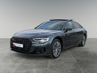 Audi A8 60 449pk TFSI e quattro Glazen panoramadak | S line-exterieurpakket |	Leder Valcona