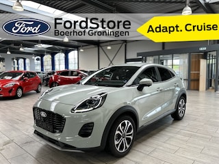 Ford Puma EcoBoost Hybrid 125pk Titanium | Winterpack | Adapt. Cruise | Dodehoek detectie | 360 Camera | All-season banden | Fabr. Gar. t/m 04-2029 |