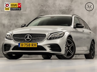 Mercedes-Benz C-klasse 160 AMG Sport Automaat (VIRTUAL COCKPIT, APPLE CARPLAY, GROOT NAVI, LEDER/ALCANTARA, CAMERA, SPORTSTOELEN, STOELVERWARMING, GETINT GLAS, NIEUWSTAAT)