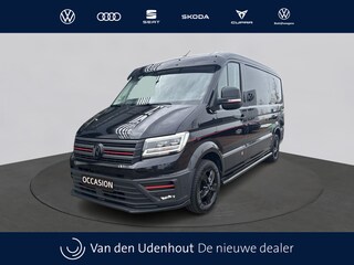 Volkswagen Crafter 35 2.0 TDI L3H2 Exclusive Hero Edition, Leder,betimmering,trekhaak,Chaffeursstoel met massage,stuurverwarming Voorruitverwarming