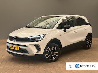 Opel Crossland 1.2 Turbo Elegance Camera | Head-Up | Leder/Stof | Carplay | 17" Lichtmetaal | Parkeersensoren | LED | Climate | Cruise   | Achteruitrijcamera | Apple Carplay/Android Auto|telefoonintegratie premium | Cruise control