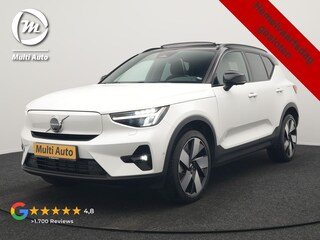 Volvo XC40 Recharge Twin Ultimate 78 kWh 408pk Dealer O.H. | Trekhaak Af Fabriek | Panodak | 360 Camera | Adaptive Cruise | Harman / Kardon | Alcantara Sportstoelen Memory & Verwarmd | Google Assistent | Keyless | Stuur Verwarmd | Blis |