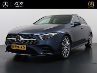 Mercedes-Benz A-klasse 250 e Premium | Burmester Surround System | Panorama - Schuifdak | Sfeerverlichting | Distronic Cruise Control & Stuur Assistent | 19" Multispaaks AMG Velgen | Augmented Reality |