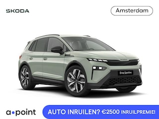 Skoda Elroq 85 Sportline | elektr. achterklep | Matrix LED | Travel Assist | Stuur - en stoelverwarming |