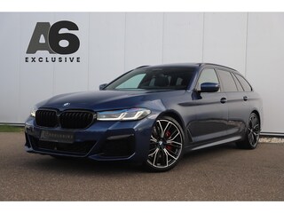 BMW 5-serie Touring 530i High Executive 252PK M Sport Laser LED Panoramadak Harman Kardon Wegklapbare Trekhaak Nappa Leder Memory Sfeerverlichting Shadow Line 360 Camera