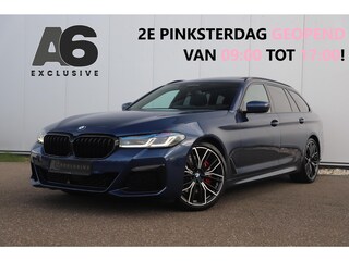 BMW 5-serie Touring 530i High Executive 252PK M Sport Laser LED Panoramadak Harman Kardon Wegklapbare Trekhaak Nappa Leder Memory Sfeerverlichting Shadow Line 360 Camera
