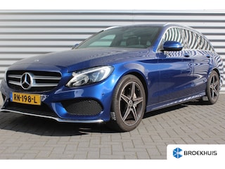 Mercedes-Benz C-klasse Estate C180 156PK AMG SPORT EDITION PREMIUM PLUS AUTOMAAT / NAVI / LEDER / CLIMA / FULL-LED / PDC / 18" LMV / CAMERA / KEYLESS / BLUETOOTH / CRUISECONTROL !!