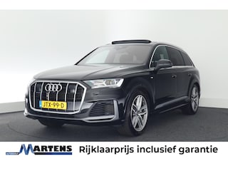 Audi Q7 55 TFSIe 381pk quattro Pro Line S Leder Memory Sluithulp B&O Panoramadak Camera Stoel + Stuurverwarming Luchtvering Navigatie 2x S-Line