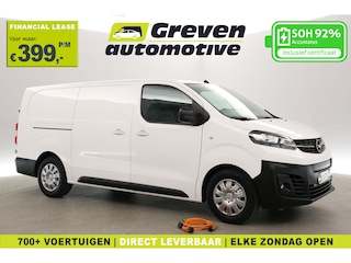 Opel Vivaro 75 kWh L3H1 | Snelladen | SOH 92% | Clima | Camera | Cruise | 3 Zits | Carplay | 2xSchuifdeur