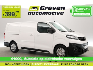 Opel Vivaro 75 kWh L3H1 | Snelladen | SOH 92% | Clima | Camera | Cruise | 3 Zits | Carplay | 2xSchuifdeur