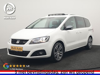 Seat Alhambra 1.4 TSI FR 150pk DSG 7 Persoons | Trekhaak Af Fabriek | Panodak | Camera | Keyless | Alcantara Sportstoelen Verwarmd | EL. Schuifdeuren | Bi Xenon | Apple Carplay | Navigatie | DAB | Cruise Control |
