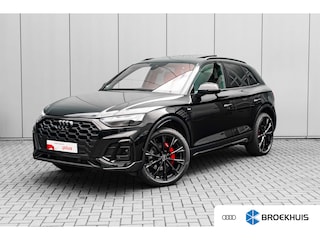 Audi Q5 50 TFSI e S edition Competition 299 PK | Trekhaak | Panoramadak | Elek. Verstelbare Voorstoelen Met Massage functie | Headup Display | Luxe lederen Bekleding