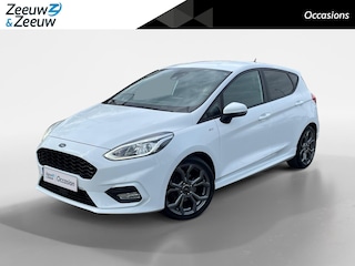 Ford Fiesta 1.0 EcoBoost ST-Line | 1e Eigenaar | NL-Auto | Winterpack | Camera | Cruise Control | Parkeersensoren | Armsteun | 17" Lichtmetaal | Navigatie | Grote Achterspoiler