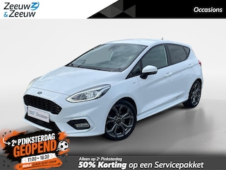 Ford Fiesta 1.0 EcoBoost ST-Line | 1e Eigenaar | NL-Auto | Winterpack | Camera | Cruise Control | Parkeersensoren | Armsteun | 17" Lichtmetaal | Navigatie | Grote Achterspoiler