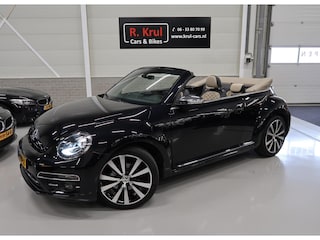 Volkswagen Beetle Cabriolet 1.4 TSI Exclusive Leer 19 inch Sportvelgen Xenon Fender Navigatie Camera Stoelverwarming PDC App connect Extra meters Onderhoud aanwezig Diamond Stitch Bentley Leder