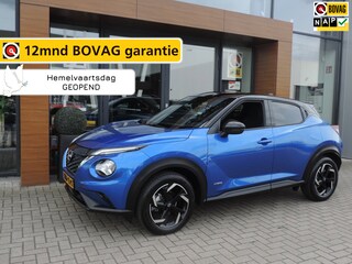Nissan Juke 1.6 Hybrid N-Connecta AUTOMAAT 26.000km | LED kopl | Stoel/stuurverw | Camera | Priv.glas | 17'' | PDC v+a | CarPlay