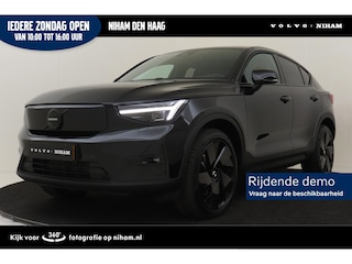 Volvo EC40 SINGLE MOTOR EXTENDED RANGE ULTRA BLACK ED. 82 kWh *DEMO VOORDEEL!* -PANO.DAK|HARMAN/KARDON|360°CAM|LIGHTING|POWER-SEATS|20"