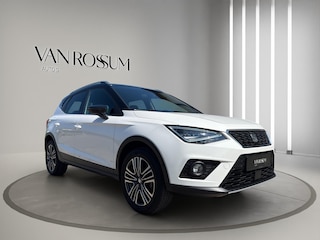 Seat Arona 1.0 TSI Xcellence Business Intense Automaat | Navi |Virtual Cockpit | Stoelverw | White met zwart dak |