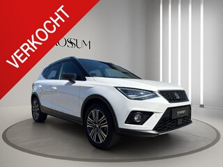 Seat Arona 1.0 TSI Xcellence Business Intense Automaat | Navi |Virtual Cockpit | Stoelverw | White met zwart dak |