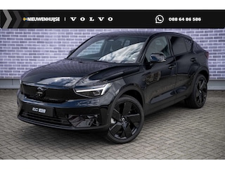 Volvo EC40 Single Motor Extended Range Ultra | Black Edition | Europa | 82 kWh | Adaptive Cruise Control | BLIS | Panoramadak | Harman / Kardon | Nubuck | 360 Camera | 20" | Memory | Elektrische Stoelen | Stoelverwarming voor & achter | Stuuverwarming |