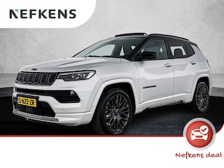Jeep Compass 4xe Plug-in Hybrid Electric S 240pk Automaat | 1ste Eigenaar | Schuif-/Kanteldak | 360 Camera | Elektrische Bestuurdersstoel | Adaptieve Cruise Control | LED | 19"LMV | Dodehoekdetectie | Stoelverwarming | Keyless Entry/Start | Apple Carplay/Android Auto |