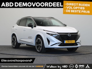 Nissan Qashqai 1.5 e-Power N-Design | Panoramadak | Stoel, stuur en voorruitverwarming | Rondomzicht camera | Pilot assist | Google integratie | Leer |