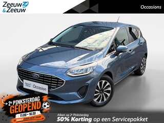 Ford Fiesta 1.0 EcoBoost Hybrid Titanium X | Adaptieve Cruise Control | Camera | Keyless Entry | All weather banden | Privacy Glass | Navigatie