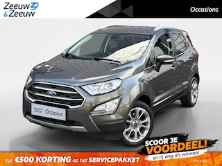 Ford Ecosport 1.0 EcoBoost Titanium 125PK NL auto | Lage kmstand | Camera | Trekhaak | Navigatie | Winter Pack | Privacy Glass | B&O | BLIS