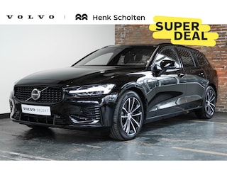Volvo V60 T6 Plug-in hybrid AWD Plus Dark | Adaptive Cruise Control | 360° Parkeercamera | BLIS | Stoelverwarming | Stuurwielverwarming | Wegklapbare trekhaak | Harman Kardon Premium Audio | Google infotainment