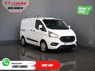 Ford Transit Custom 2.0 TDCI 130 pk Aut. 2x Schuifdeur/ Standkachel/ Stoelverw./ Airco/ Cruise/ Inrichting/ PDC/ DAB/ Dakdragers