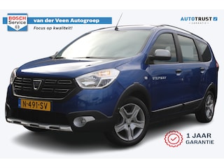 Dacia Lodgy 1.3 TCe Stepway 5p | incl. 12 maanden garantie | Trekhaak | Navigatie | Airco | Parkeersensoren | Achteruitrijcamera | Airco | Cruise control | Isofix | Mistlampen voor | Stoelverwarming |
