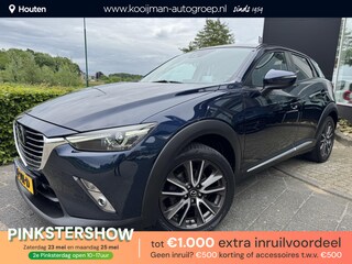 Mazda CX-3 2.0 SkyActiv-G 120 GT-M Stoelverwarming, Head-Up Display, Adaptieve Cruise Control, Dodehoekdetectie, Navigatie, Enz...