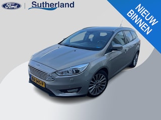 Ford Focus Wagon 1.0 Titanium 125pk | Half leder | Winterpack | Xenon | Trekhaak afneembaar