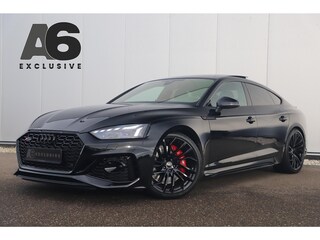 Audi A5 Sportback 2.9 TFSI RS 5 Quattro 450PK Fabrieksgarantie Black Optic Virtual Cockpit Laser LED B&O HUD Panoramadak Nappa Leder Massage Carbon Inleg Alcantara Stuur 360 Camera Dealer Onderhouden 20 inch LMV Stuur & Stoelverwarming Dynamic Pack