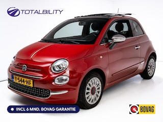 Fiat 500 1.0 Hybrid RED | Electrisch Schuif/kanteldak | U-conn navi touch 7 | Navigatie | Airco | Cruise control | DAB