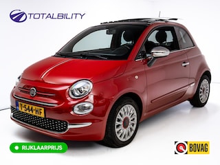 Fiat 500 1.0 Hybrid RED | Electrisch Schuif/kanteldak | U-conn navi touch 7 | Navigatie | Airco | Cruise control | DAB