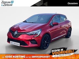Renault Clio 145PK E-Tech Hybrid Techno Automaat | Trekhaak | Navi | Camera | Apple CarPlay/Android Auto | Cruise Control | Licht & Regen Sensor | Lichtmetalen Velgen Hoogglans Zwart | Full LED | Climate Control | Keyless Entry |