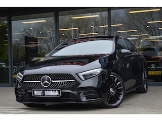 Mercedes-Benz A-klasse 250 e AMG Led Leder Panorama Memory Burmester Distronic Camera 360 Keyless Pdc
